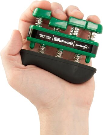 PROHANDS Gripmaster: тренажер для рук та пальців, 2.3 кг, зелений