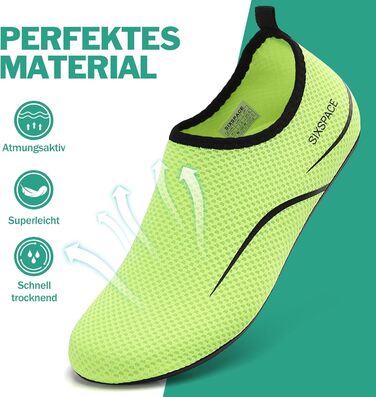 Шкарпетки для плавання та водних видів спорту Sixspace, дихаючі, швидковисихаючі, розмір 34-47