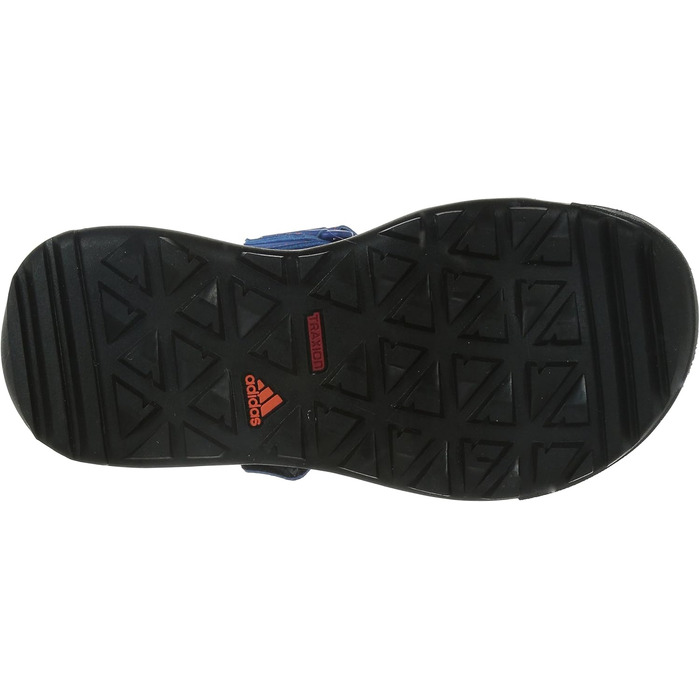 Кросівки для фітнесу adidas Captain Toey K, унісекс, 39 1/3 EU, блакитний, чорний, помаранчевий