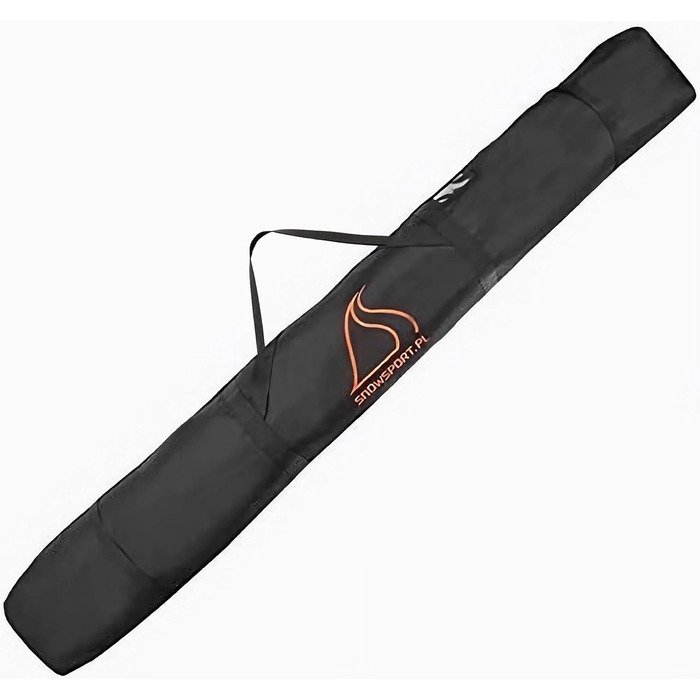 Чохол для двох пар лиж SnowSport Prestige, товста підкладка, для лиж і палиць, підходить для подорожей літаком, автобусом, авто