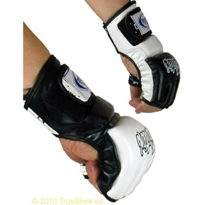 Боксерські рукавички Fairtex MMA Super Sparring FGV17, білі/чорні, XL