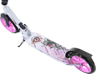 Дитячий алюмінієвий самокат STAR SCOOTER з великими колесами 205 мм для хлопчиків і дівчаток від 6 років, міський складаний самокат для дітей і дорослих