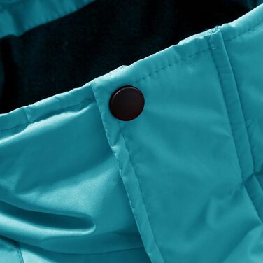 Жіноча лижна куртка BenBoy: водонепроникна, вітрозахисна, тепла, з флісовою підкладкою, дихаюча, для туризму та активного відпочинку, з капюшоном, колір: блакитний