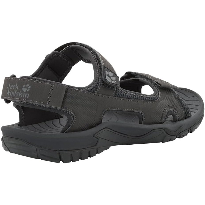Чоловічі сандалії Jack Wolfskin Lakewood Cruise - трекінгові та для відпочинку, чорний, 39.5 EU