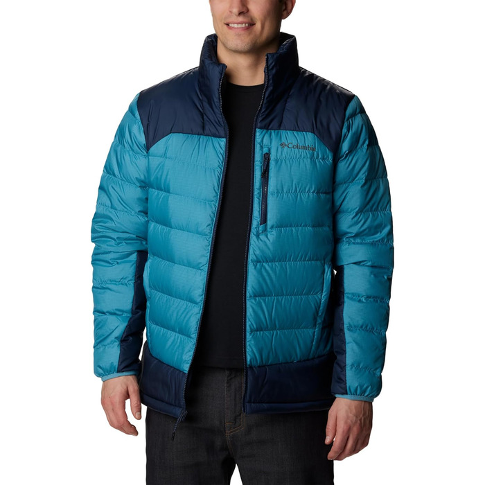 Чоловіча пуховика Columbia Autumn Park (розмір L, колір Collegiate Navy) — тепла зимова куртка