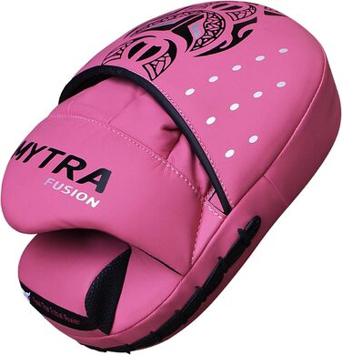 Mytra Fusion Box Pratzen - Рукавички для ударів Mytra Fusion Box, MMA, Муай Тай, бокс, бойові мистецтва, білі (рожеві)