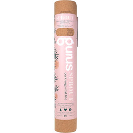 Килимок для йоги GURUS Sprout Yogamatte: товстий, нековзний, стійкий до поту, для домашніх тренувань