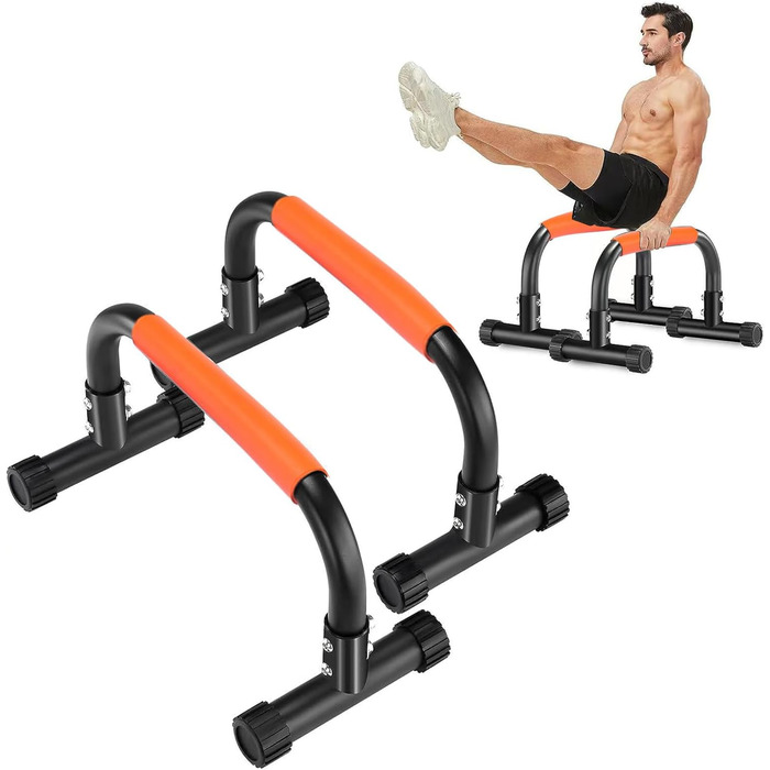 Паралелепіди з неслизькими ручками, 42 см, сталеві, для калістеніки, фітнесу, стійки для перекидів та віджимань