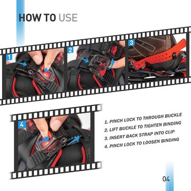 Снігоступи G2 21/25/30/36 дюймів: легкі, з коробкою для пальців, EVA-підкладкою, фіксатором, підйомником п'ятки, гнучким шарніром, міцним ремінцем, трекінговими палками, сумкою для перенесення та сніговими ковпачками (5 кольорів). Максимальне навантаження: 200 фунтів