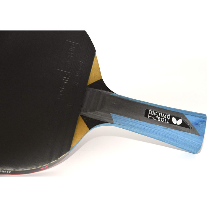 Настільна ракетка Butterfly Timo Boll Black, професійна, ITTF, анатомічна ручка, накладка Wakaba