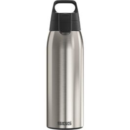 Сталева пляшка для води Sigg Shield ONE для газованих напоїв, герметична, BPA-free, 1 л, Brushed