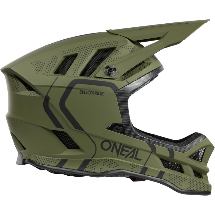 Шолом O'NEAL Blade Polyacrylite Hel Strike чорний/червоний, оливковий/чорний, розмір M