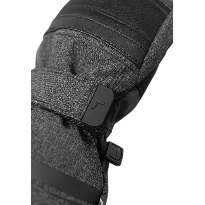 Універсальні чоловічі рукавички Reusch Conan R-Tex XT, сірі-чорні, розмір 7, для зимових видів спорту