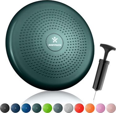Крісло-подушка BodyMate для балансу та тренувань, 34 см, MIDNIGHT-GREEN