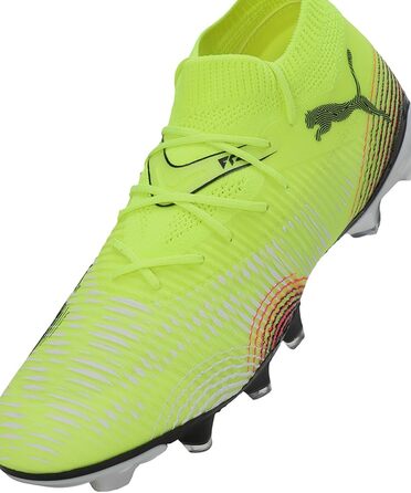 Жіночі футбольні бутси PUMA Future 8 Match Fg/Ag, 38 EU, Yellow Alert/Aged Silver/Sun Struck