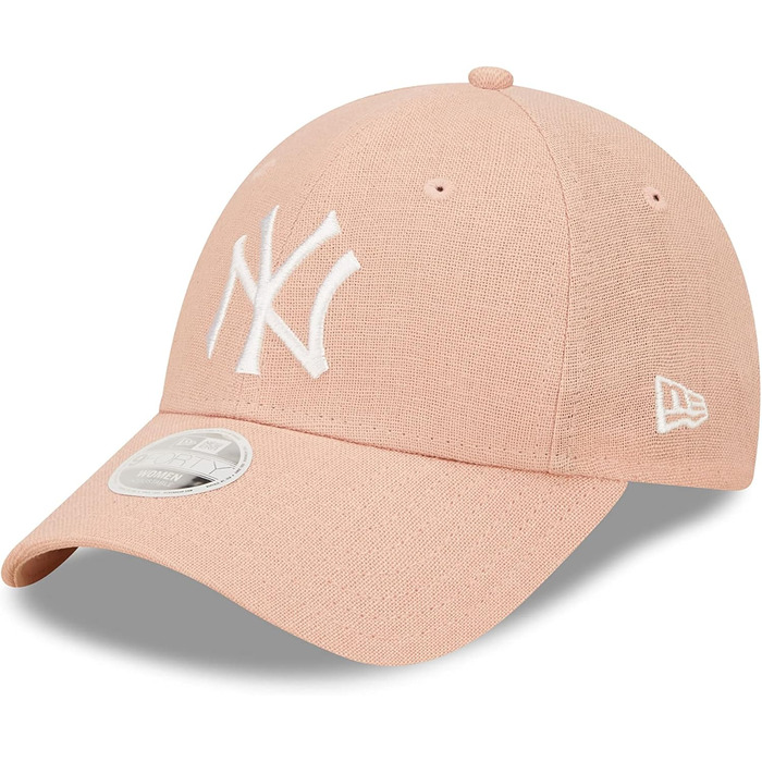 Кепка New Era New York Yankees 9Forty з льону, білий, регульований розмір для жінок