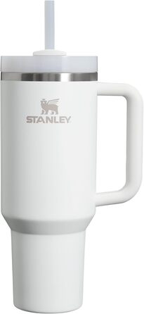 Термокружка Stanley Quencher H2.0 Flowstate 1.2 л з трубочкою, нержавіюча сталь, термос-пляшка, зберігає холод до 48 годин, без BPA, підходить для миття в посудомийній машині