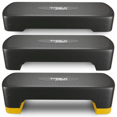 Степер для фітнесу 3-рівневий Trex Sport TX-030AS, жовтий
