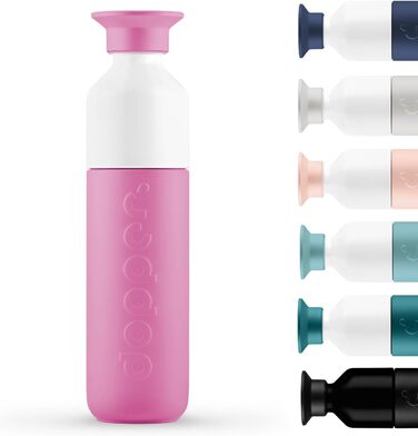 Термос Dopper Insulated Pelican Pink 350 мл — двостінний, нержавіюча сталь, зберігає 24 год холод/9 год гарячий, герметичний, для води, кави, чаю