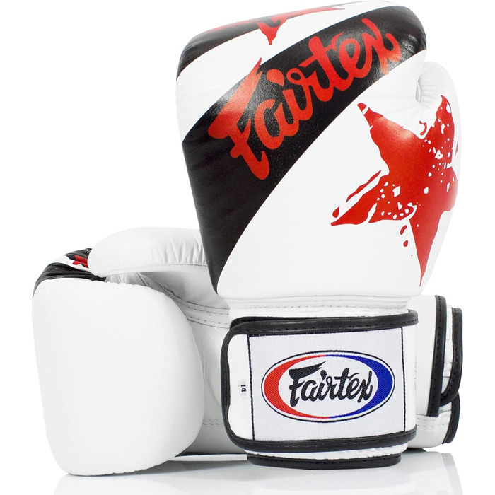 Fairtex BGV1 боксерські рукавички для муай-тай, спарингів, MMA, унісекс, 12 унцій, білий, легкі, амортизуючі, преміум-якість