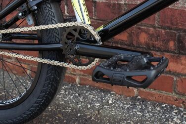 BMX велосипед Eastern Bikes Nightwasp 20 дюймів, легка хромолева рама, чорний