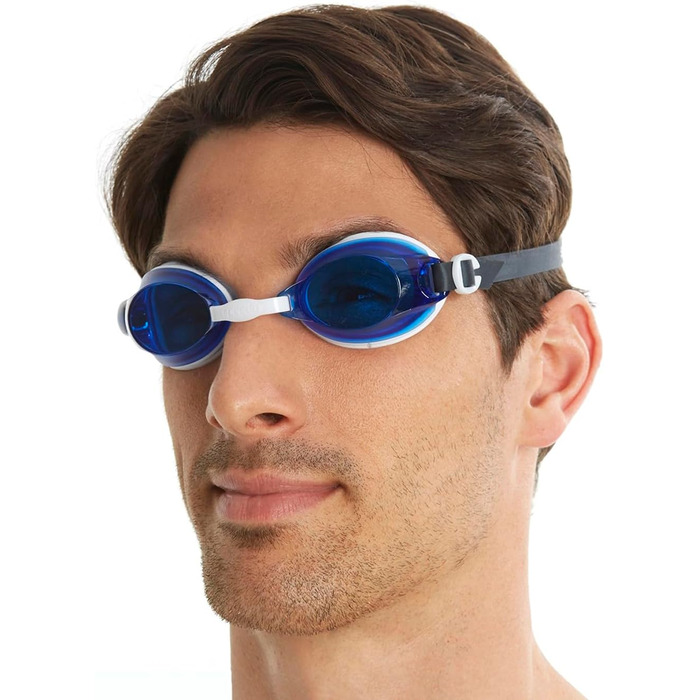 Окуляри для плавання Speedo Jet V2 унісекс, антифог, Jade/Silver/Clear, розмір універсальний