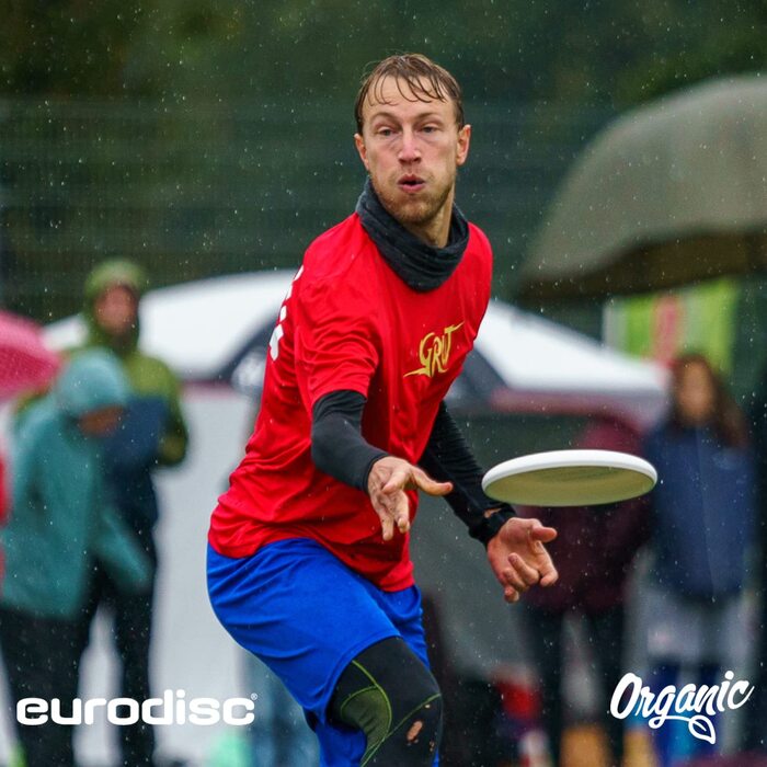 Фрісбі спортивне Eurodisc 175г Organic Ultimate 'Creature' жовте - професійний диск для змагань з біопластику