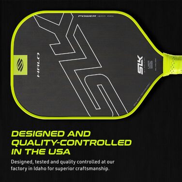 Pickleball-Paddel Selkirk Vanguard Power Air Premium | Вуглецеве волокно, 360 Proto Molding, Flexfoam Perimeter | Максимальна потужність та контроль, зелений, 2025 | Універсальна ракетка для піклболу