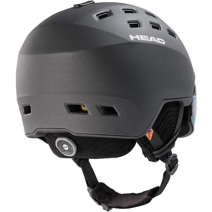 Гірськолижний шолом Head Radar 5K Photo MIPS з візором, чорний, XS-S