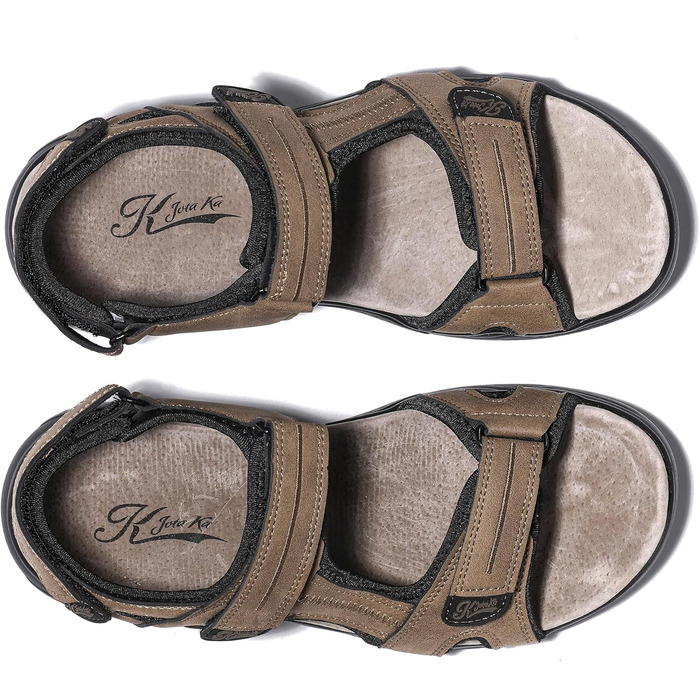 Чоловічі сандалі JOMIX на липучці, бежеві - літні відкриті шльопанці для трекінгу, розмір 44 EU