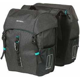 Велосипедна сумка Basil Discovery 365D, подвійна, чорна, 18 л