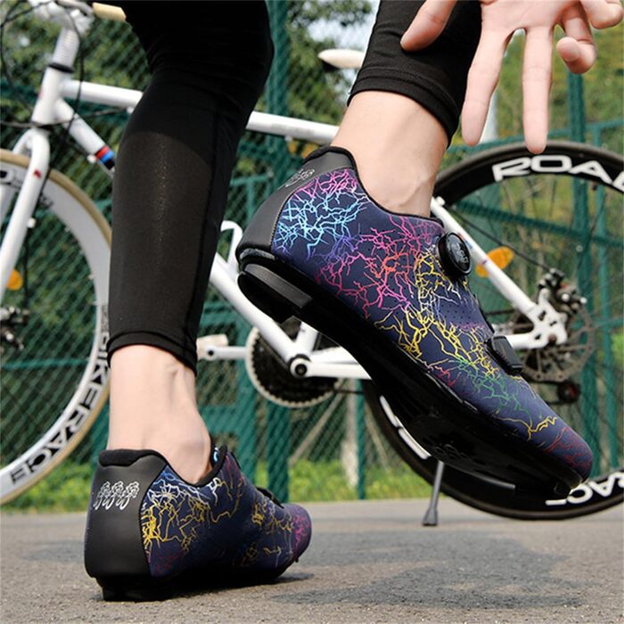 Велотуфлі для чоловіків та жінок SPD/SPD-SL: зручні та дихаючі, для шосе та MTB, Marineblau, 38 EU