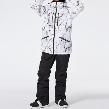 Сніговий костюм чоловічий HOUZONIY (XL, 009WT+Чорний) - комплект 2 шт.