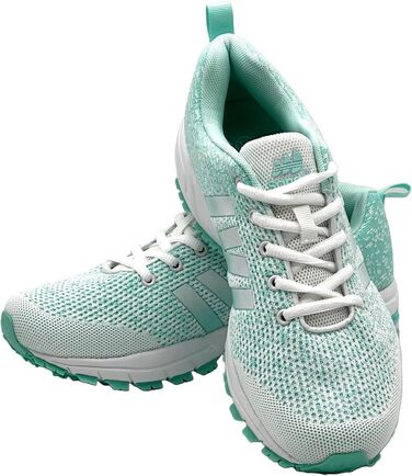 Кросівки для бігу та повсякденного носіння для жінок та чоловіків, спортивні кросівки, модель Outdoor, розмір 36 EU, колір білий м'ятний
