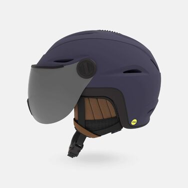 Шолом для сноуборду та лиж Giro Vue MIPS з інтегрованим візором, матовий синій, розмір S