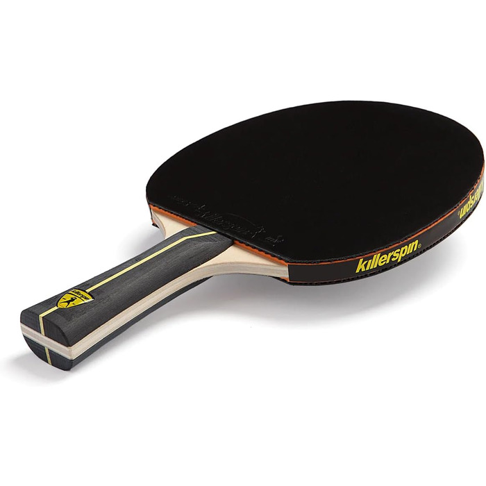 Пінґ-понґна лопатка Killerspin Jet Black - для початківців та професіоналів, зручна ручка, чорний колір