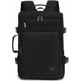 Спортивна сумка-рюкзак Duffel, водонепроникна, з відділенням для взуття, для подорожей, спорту, ноутбука, чорна, X-Large