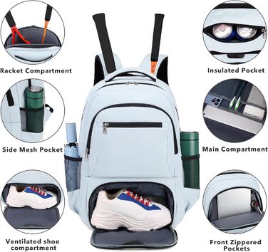 Дорожня сумка ACESAK Unisex Mb-b05 для багажу (L, синя) - сумка для одягу
