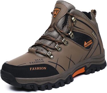 Чоловічі трекінгові черевики Littleplum Khaki 39 EU - тепла підкладка, дихаючі, антиковзаючі, високий верх