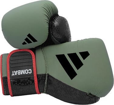 Боксерські рукавички Adidas Combat 50 Green/Black 12 oz