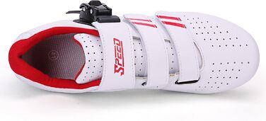 Велосипедні черевики для жінок та чоловіків MTB, Radsport, Mountainbike, кросівки, дихаючі, outdoor, велосипедні, Spin, MTB (44 EU, білий, червоний)