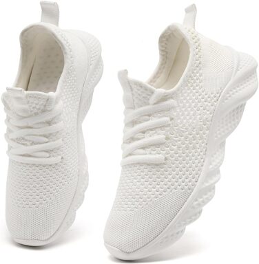 Жіночі кросівки ZGPWZWL: легкі літні спортивні взуття для бігу та повсякденного носіння, білі (37 EU)