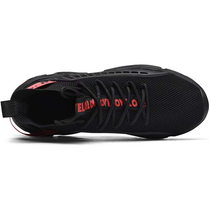 Чоловічі кросівки FUSHITON: дихаючі спортивні, легкі, повсякденні, для бігу по місту, стильні фітнес-кросівки, чорні, 43 EU