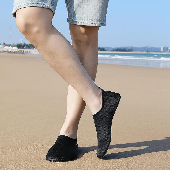 Шкарпетки для плавання та водних видів спорту Sixspace, чорні, розмір 34-47