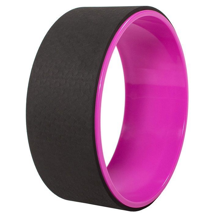 Fitvids Йога-вал для розтяжки – зручна підтримка поз та прогинів, рожевий колір