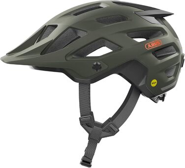 Велошолом ABUS Moventor 2.0 MIPS, захист від ударів, для MTB та All-Mountain, унісекс, розмір S (51-55 см), темно-зелений