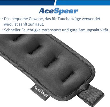 Обважнювачі AceSpear для ніг і рук, 2 x 0,5 кг, універсальні, для жінок і чоловіків, для фітнесу, бігу, тренувань