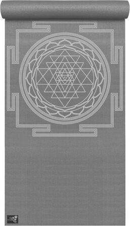 Килимок для йоги Yogistar Yogimat Basic Sri Yantra графітовий