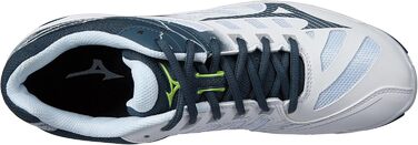 Волейбольне взуття Mizuno Wave Voltage Unisex чорно-біле (37 EU)