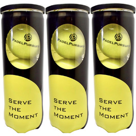 М'ячі для падел-тенісу PadelPursuit Training - 9 шт. в упаковці, для тренувальних ігор